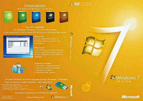 Windows 7 All in One ISO Download [Win 7 AIO 32-64Bit]