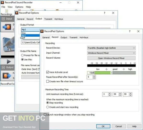 NCH RecordPad Sound Recorder 2021 Free Download