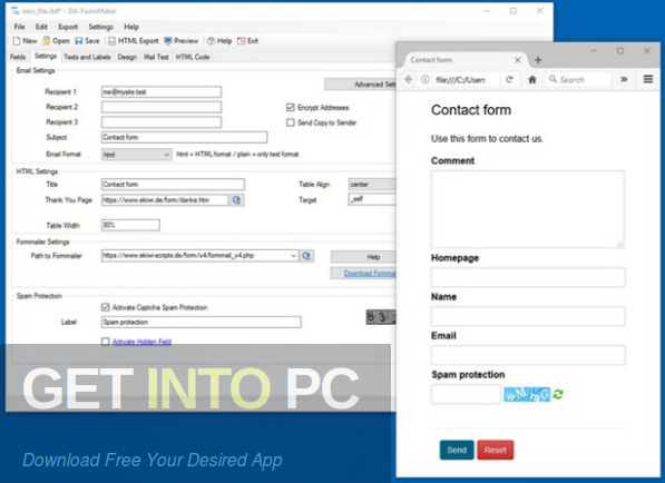 DA-FormMaker Professional Free Download