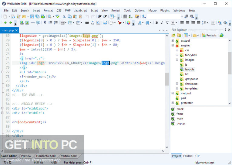 Blumentals WeBuilder 2022 Free Download