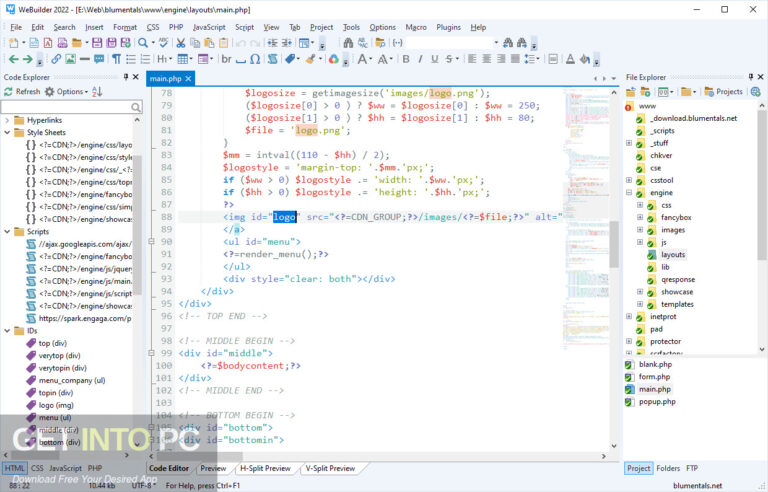 Blumentals WeBuilder 2022 Free Download