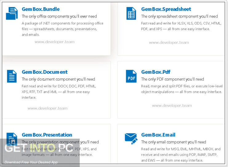 GemBox Bundle 2022 Free Download GemBox Bundle 2022 Free Download