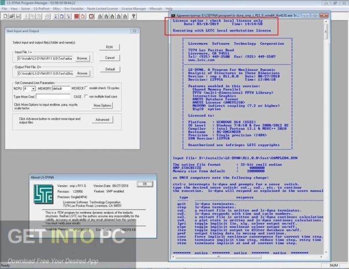LS-DYNA SMP 2022 Free Download LS-DYNA SMP 2022 Free Download