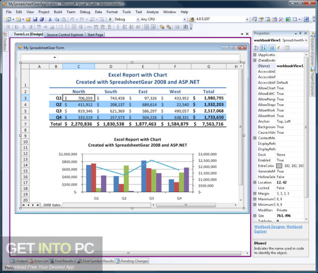 SpreadsheetGear 2022 Free Download