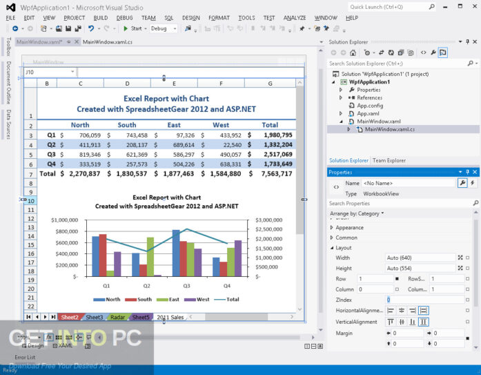 SpreadsheetGear 2022 Free Download