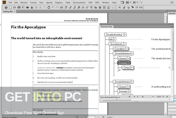 Adobe FrameMaker 2015 Free Download Adobe FrameMaker 2015 Free Download