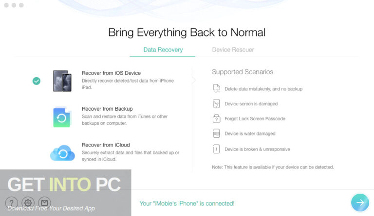 imobie PhoneRescue for iOS 2021 Free Download imobie PhoneRescue for iOS 2021 Free Download