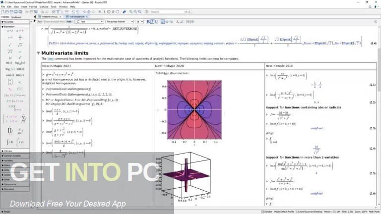 Maplesoft Maple 2021 Free Download