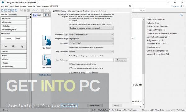 Maplesoft Maple 2021 Free Download