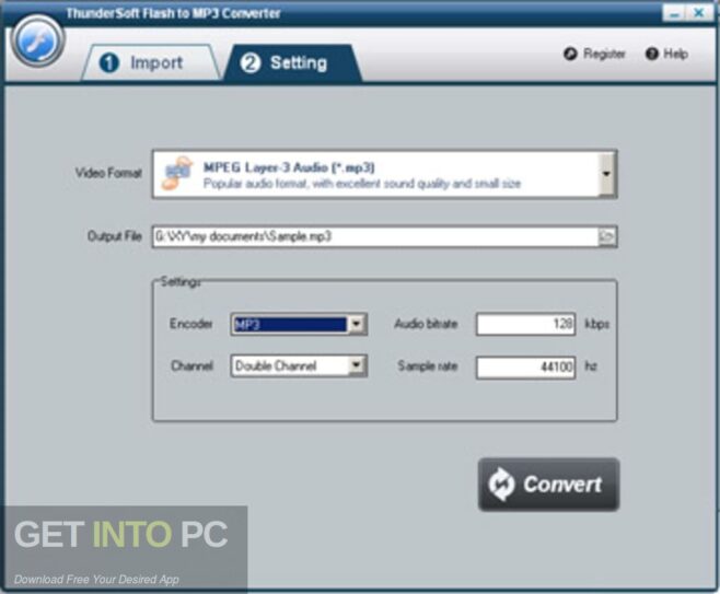ThunderSoft Flash to MP3 Converter Free Download ThunderSoft Flash to MP3 Converter Free Download