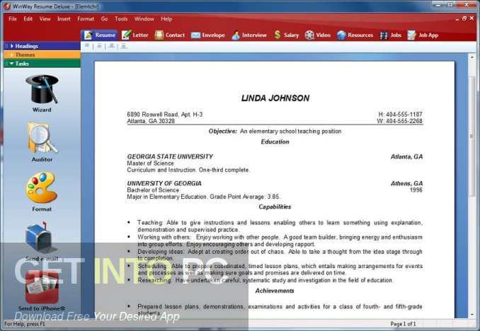 WinWay Resume Deluxe 2022 Free Download WinWay Resume Deluxe 2022 Free Download